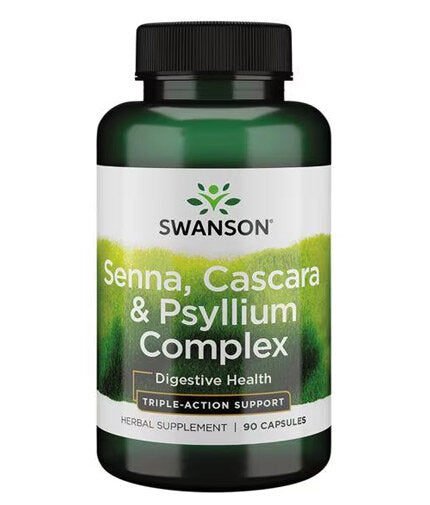 Senna/Psyllium/Cascra Complex 550 mg - 90 capsules