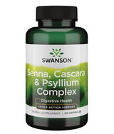 Senna/Psyllium/Cascra Complex 550 mg - 90 capsules