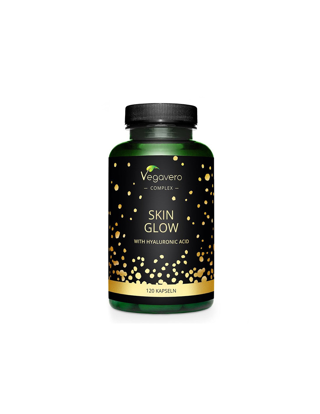 Skin Glow Formula for Radiant and Young Skin - Hyaluronic Acid, Antioxidants, Niacin and Herbs, 120 Capsules for 40 Days of Use