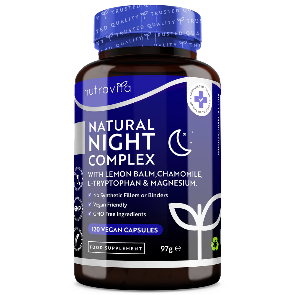 Natural Night Sleep Complex 120 Vcaps. Nutravita