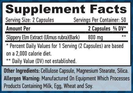 „Slepper Elm“ 400 mg. / 100 WCAPS.