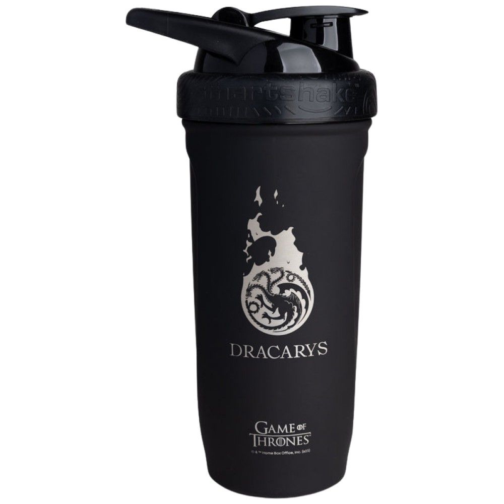 Smart wzmacnia shaker ze stali nierdzewnej | Gra of Thrones Dracarys - 900 ml