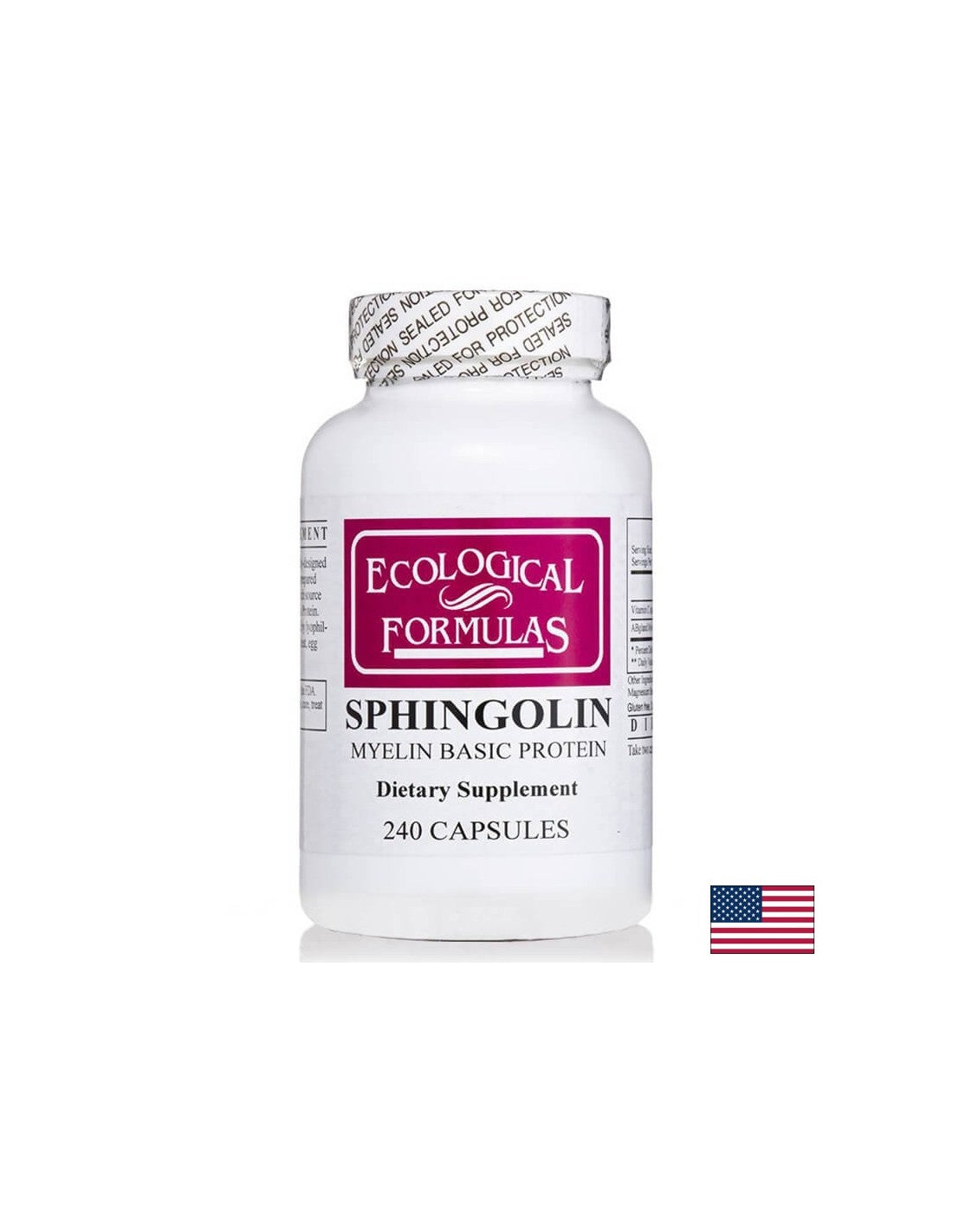 Protection of nerve cells - Sphingolin - myelin protein - in demyelination, 240 capsules