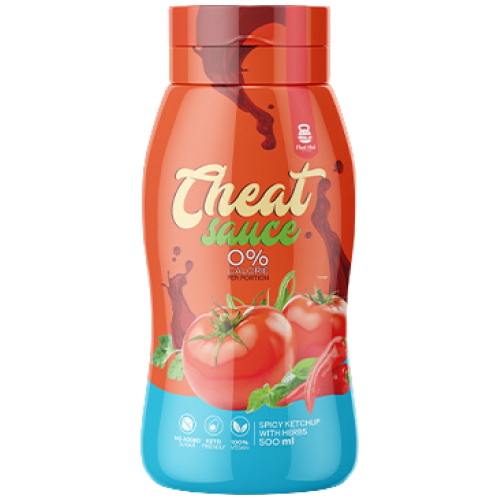 Aštrus kečupas/0 kalorijų padažas - 500 ml