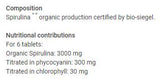 Spirulininis | Veganiškas bio 500 mg - 100 tablečių