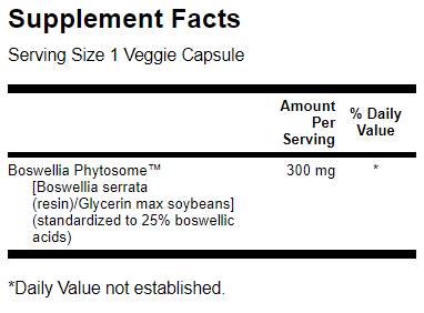 Gestandaardiseerde Boswellia Phytosome 60 Capsules