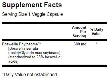 Standardized Boswellia Phytosome 60 capsules