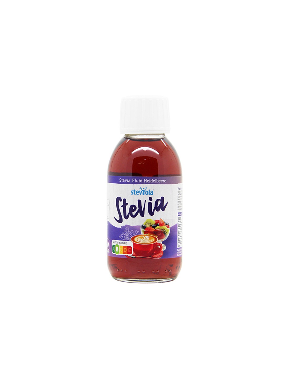 Kapalina Stevia s aroma borůvek - Steviola, 125 ml