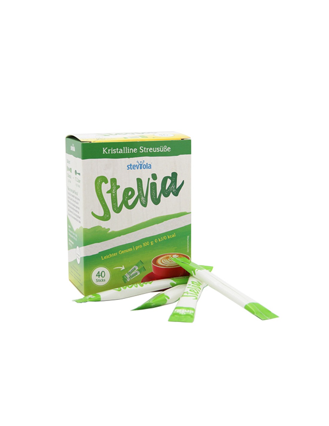 Stevia - Steviola, 40 individuell gepackt Säckchen