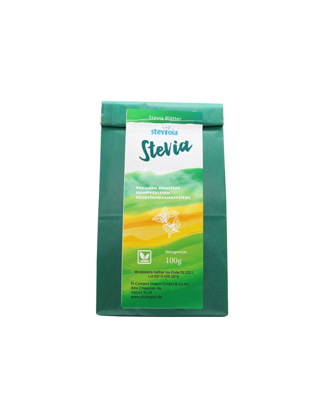 Steviola® Stevia - Stevia (Dry leaves), 100 g El Compra