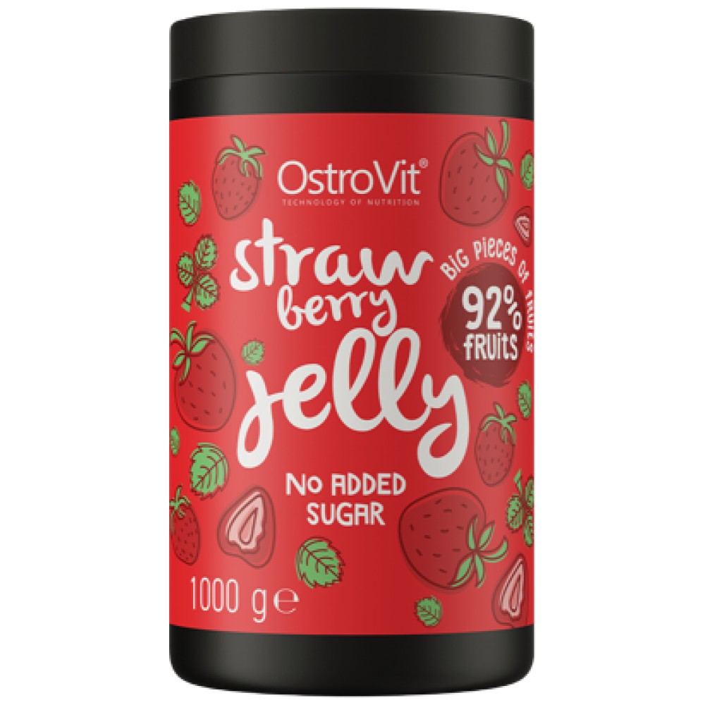Strawberry Jelly | 92% Real Fruits ~ No Added Sugar 1000 grams