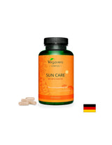 Sun Care Suntan Formula with Beta Carotene - For velvety, nourished and healthy skin, 180 capsules Vegavero