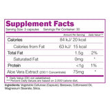Super Aloe Vera (Extract 200:1 Concentrate) 90 capsules