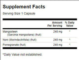 Super Fruit Complex | Mangosteen, Pomegranate, Noni - 90 capsules