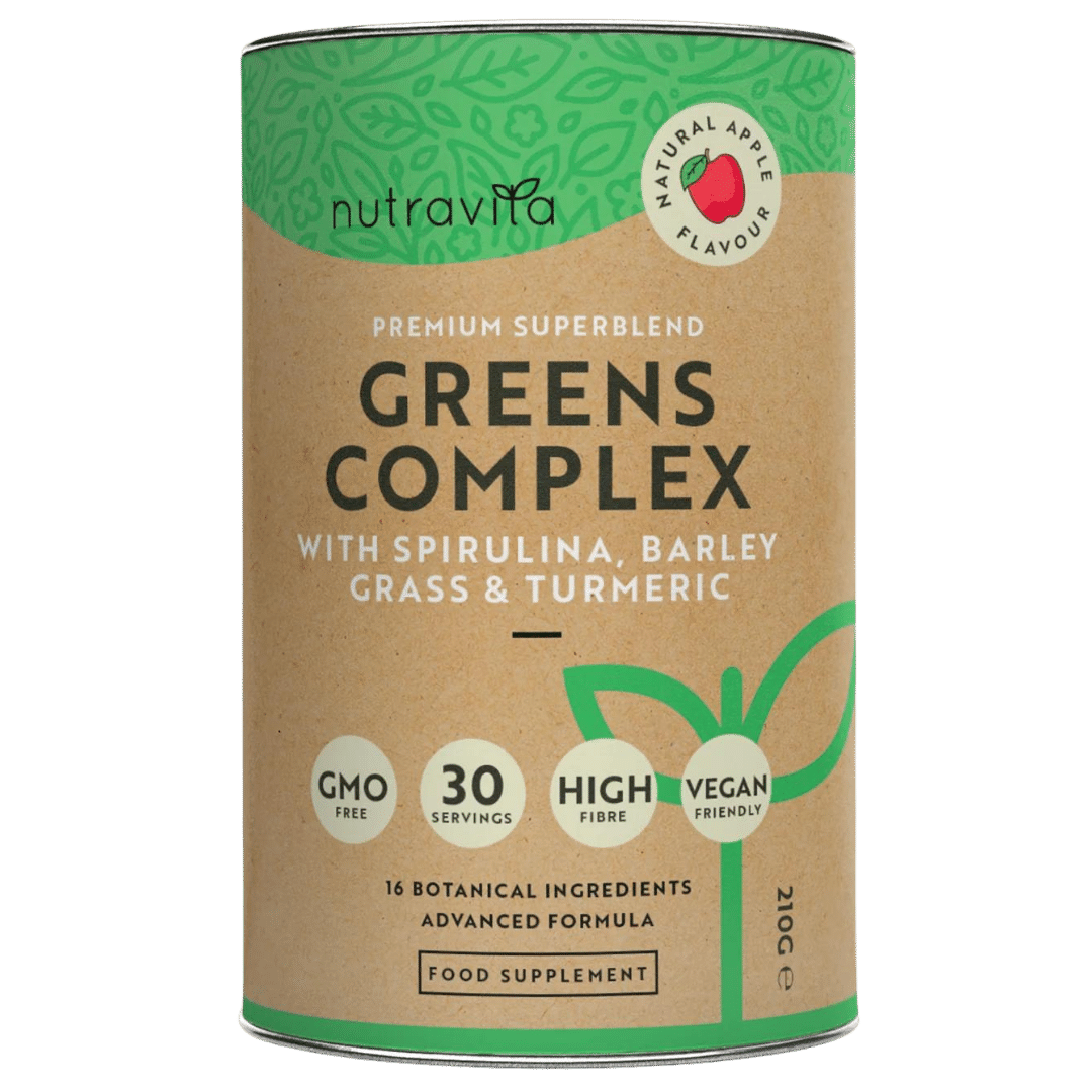 Super Greens Complex (18 aktivních složek) 200 g <tc>Nutravita</tc>