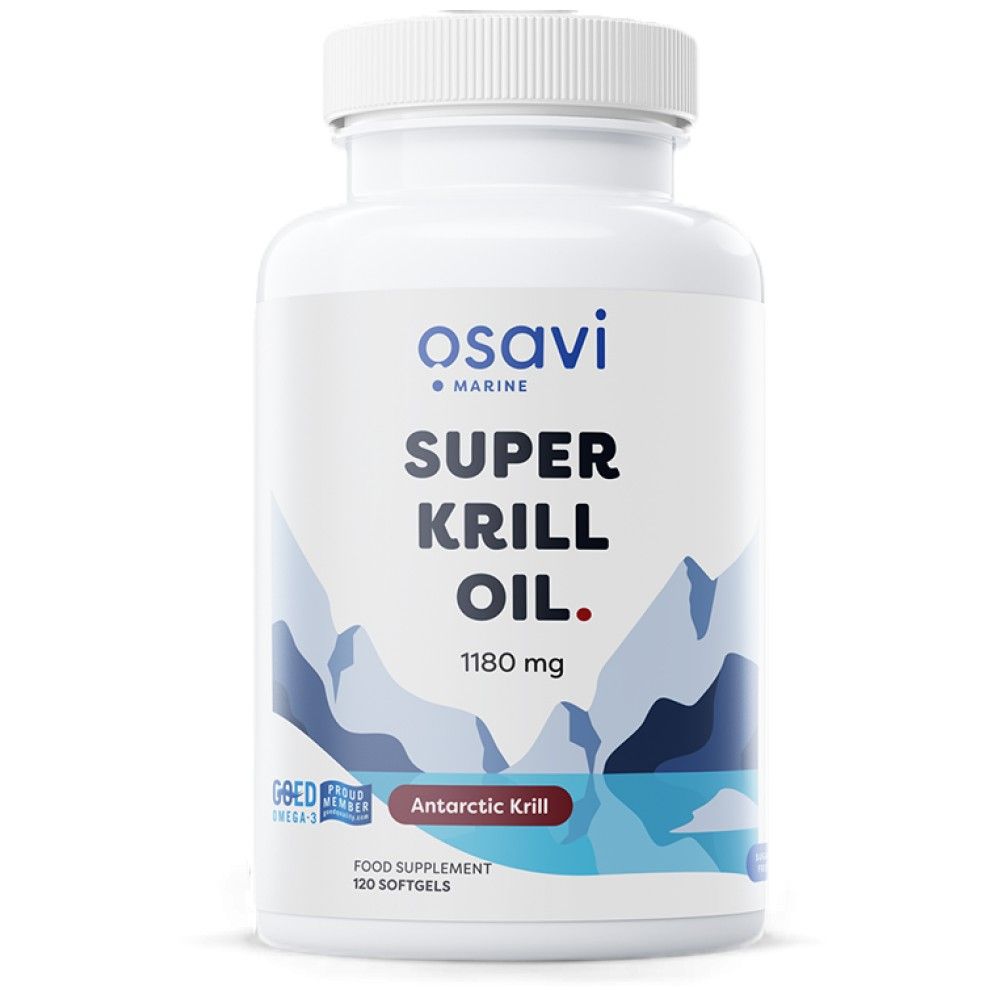 Olej super Krill 1180 mg - 120 żelowych kapsułek