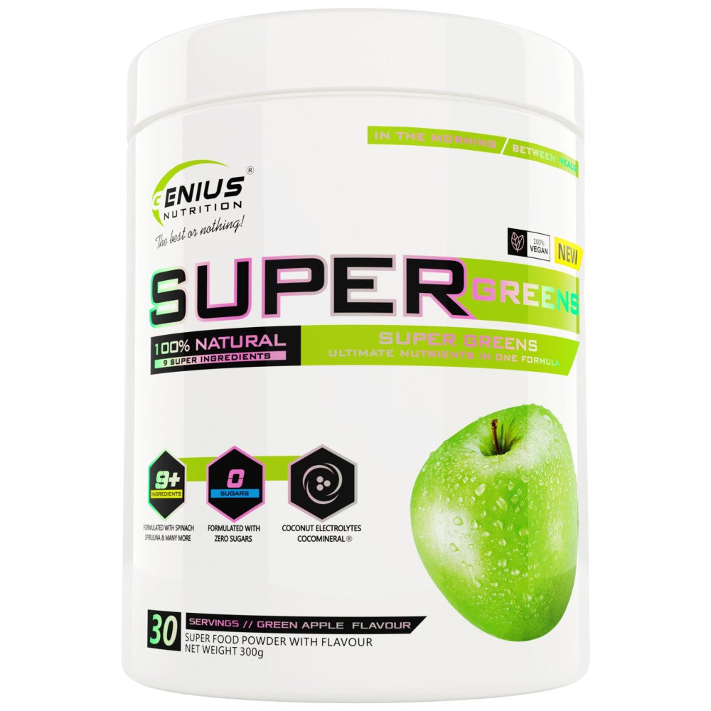 Super Greens | 100% Natural 9 Super Ingredients 300 грама