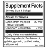 Synergistyczne zdrowie oczu luteina i zeaksantyna 22 mg - 60 żelowych kapsułek