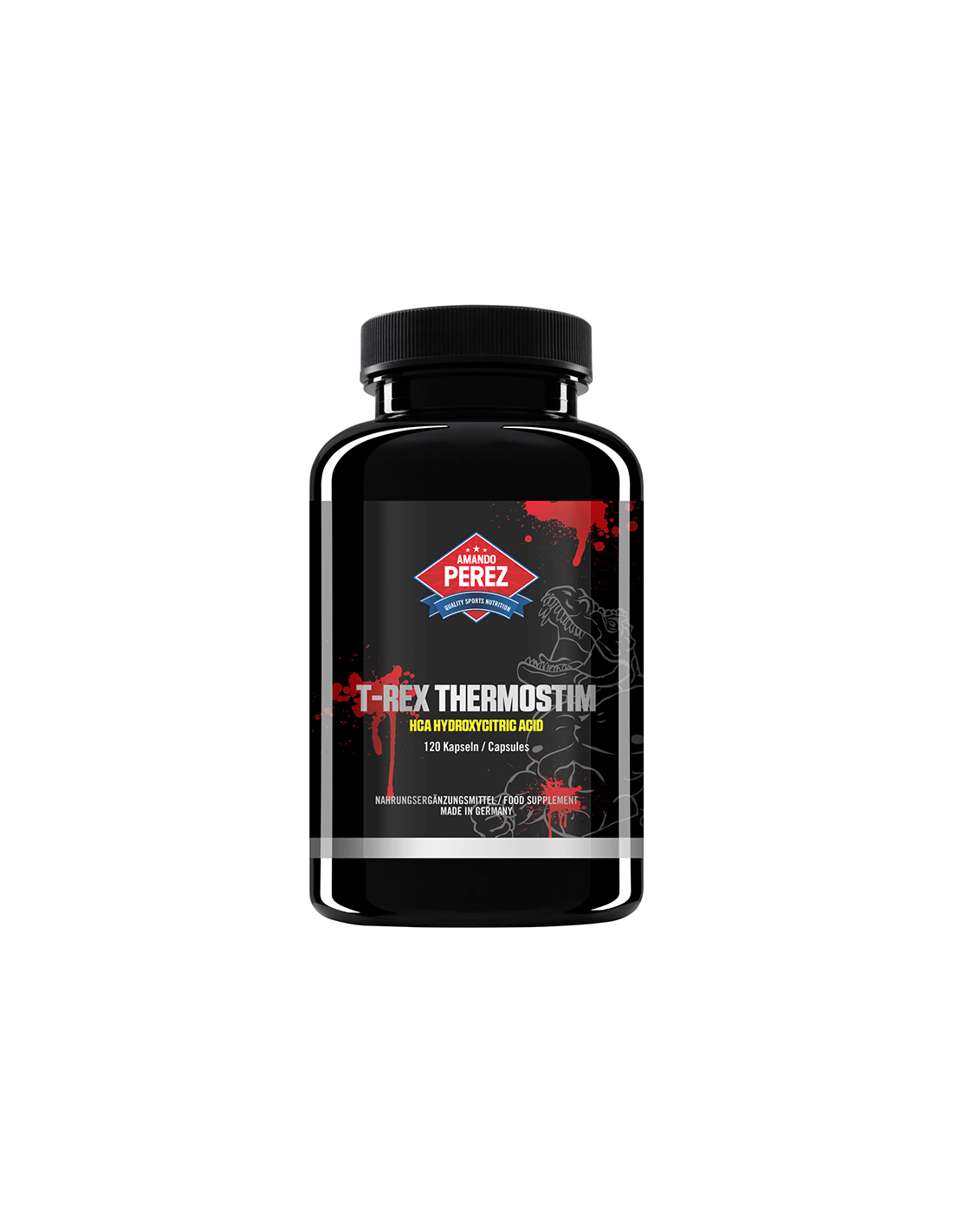T-REX ThermoStim (HCA Hydroxycitric acid) / Natural fat burner formula, 120 capsules