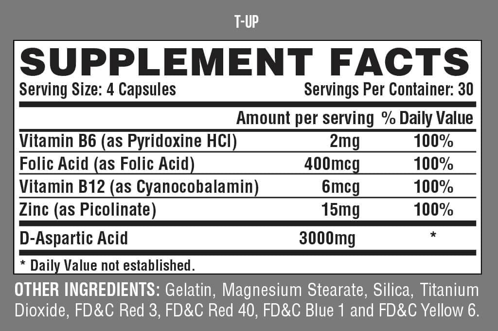 T-UP Black - 120 capsules