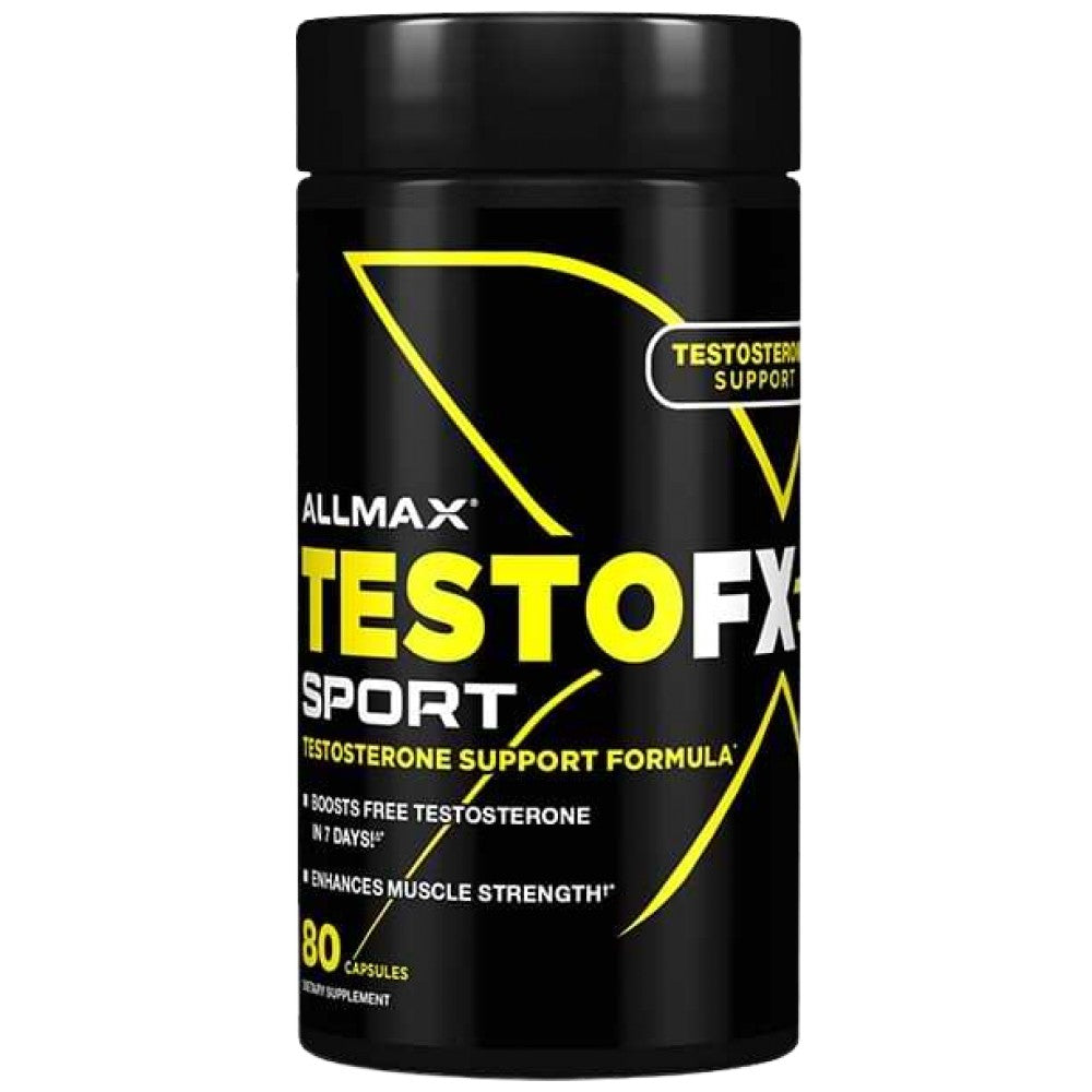 TestoFX Sport | with TribX90 + Fenugreek - 80 капсули