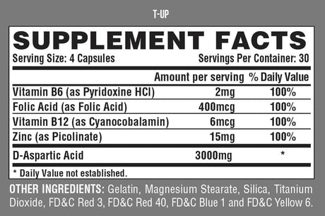 T -up nero - 120 capsule