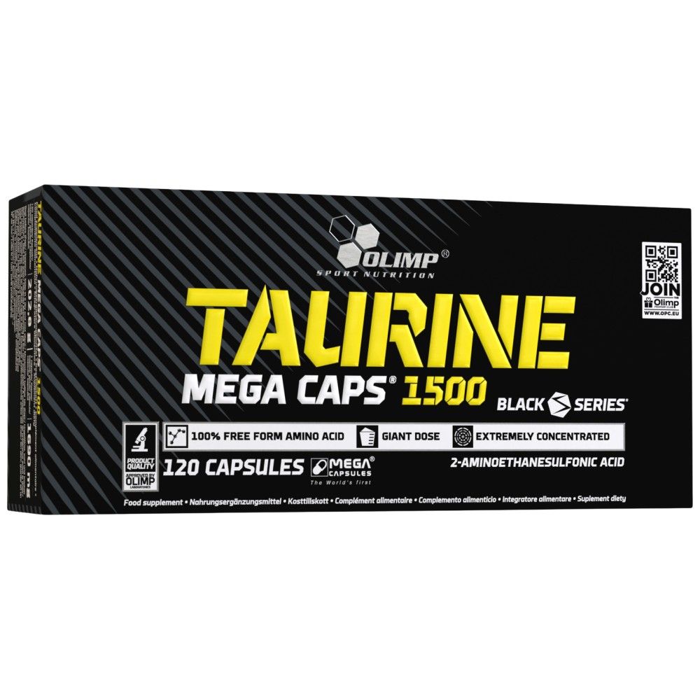 Taurine Mega Caps - 120 capsules