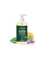 Kapalné mýdlo s rukou se zelenými propolis, med a aloe vera, 300 ml