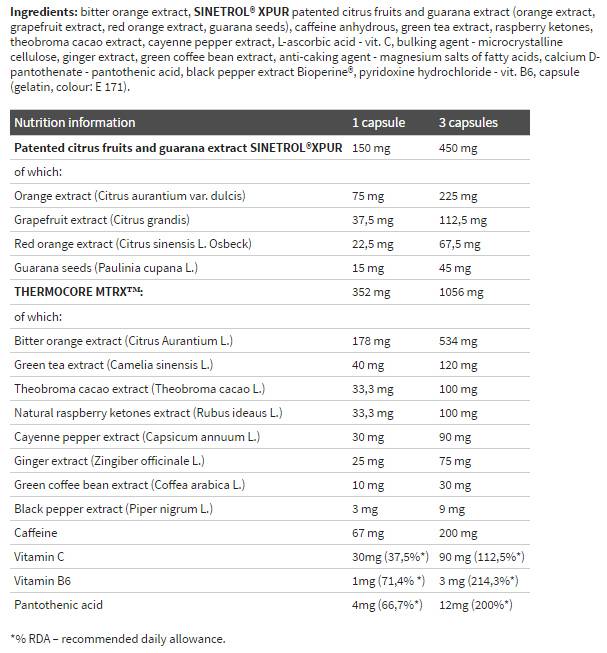 „Thermo Stim 60“ kapsulės