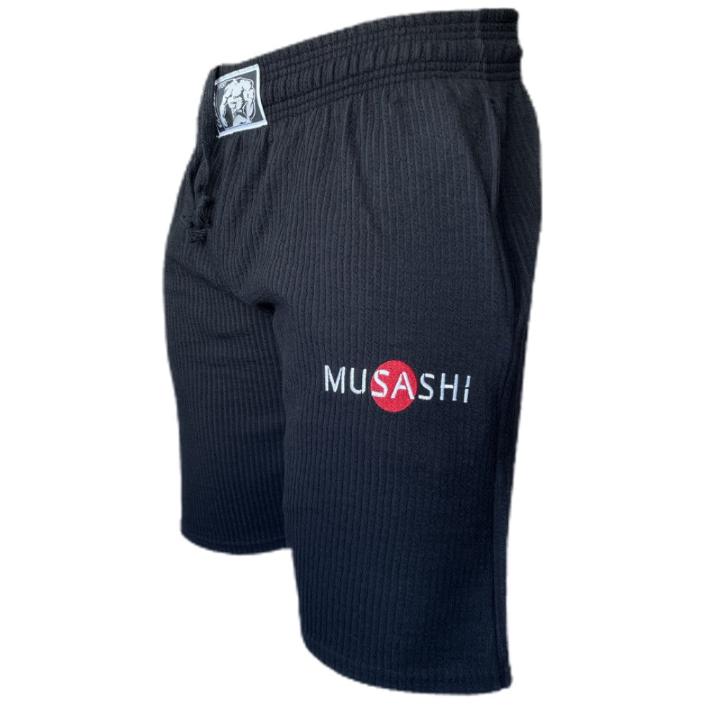 Sports Shorts - schwaarz Sträifen / Training Shorts - schwaarz