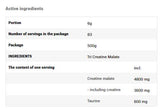Tri Creatine Malate Powder - 0.500 kg