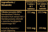 Tribulus 1000 mg | Fruit Extract with 90% Saponins - 100 Tablets