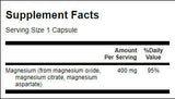 Triple Magnesium Complex 400 mg - 300 capsules