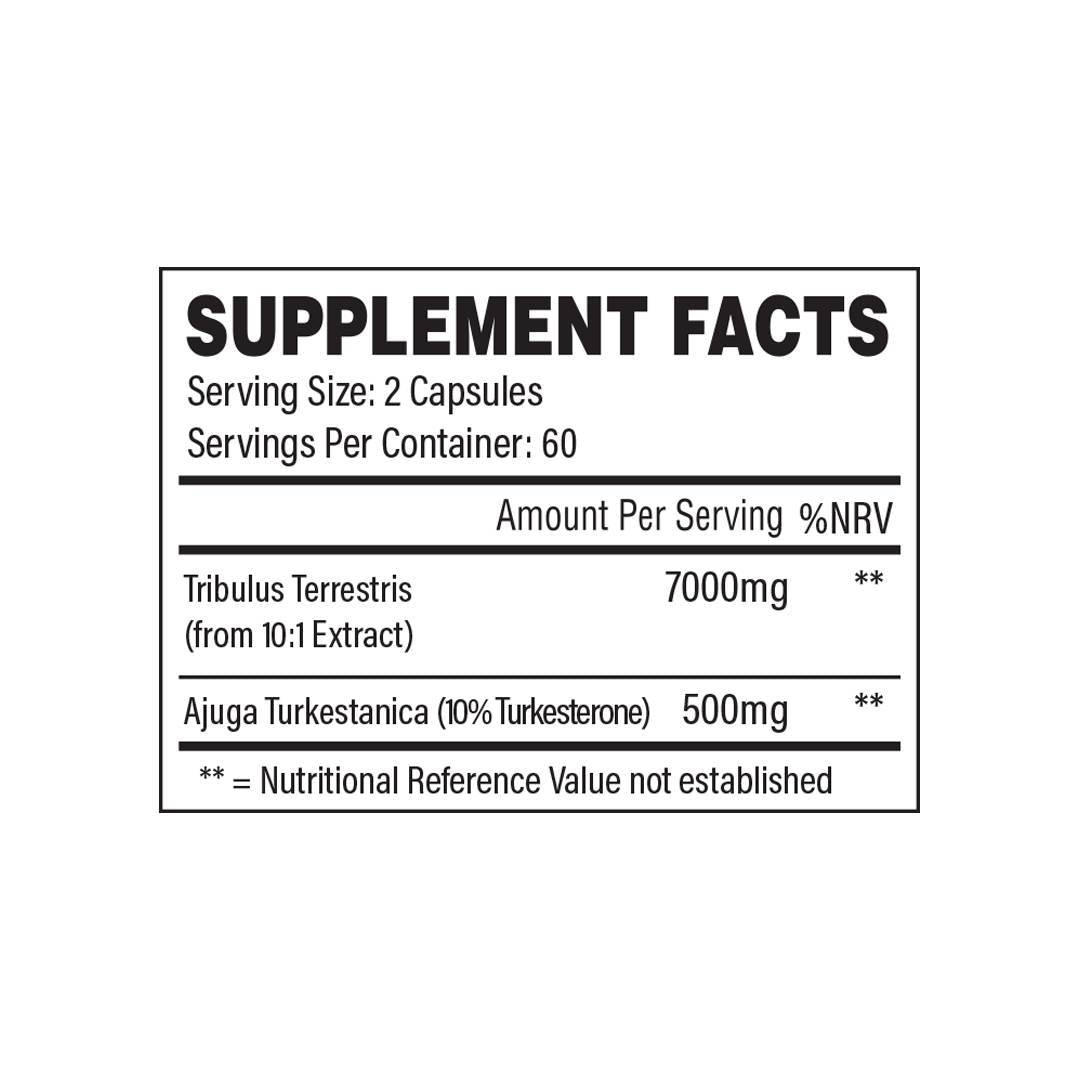 Turk & Trib | with Turkesterone 10% - 120 capsules