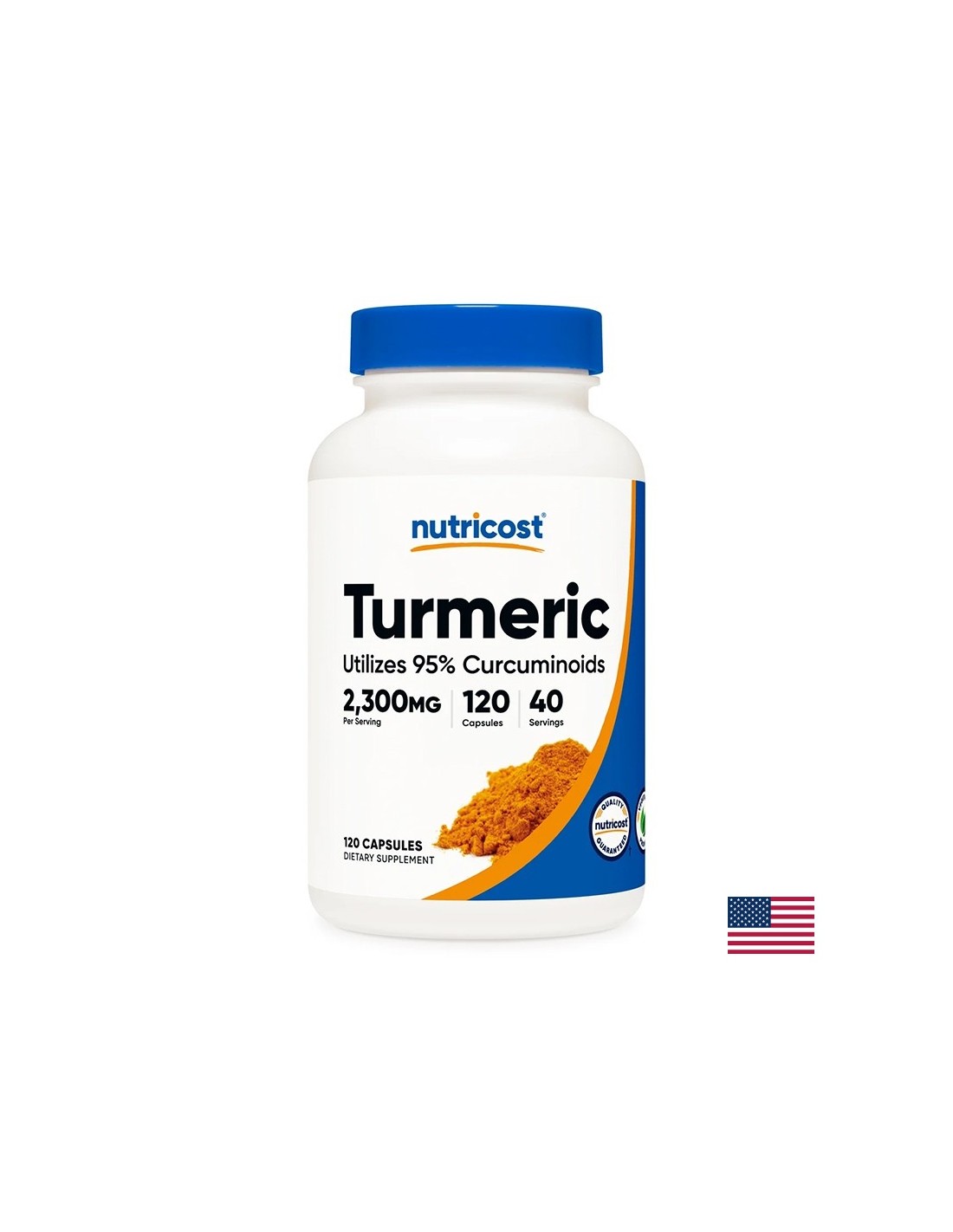 Bones and joints - Turmeric Turmeric 766 mg + Black pepper 5 mg, 120 capsules
