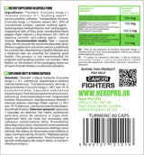 Turmeric Curcumin 550 mg | with Black Pepper - 60 capsules