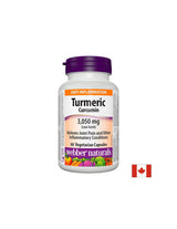 Kurkuma Kurkumina 600 mg x 60 kapsułek <tc>Webber Naturals</tc>