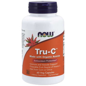 Tru-C | 100 mg Vitamin C from Acerola - 60 capsules - Nutra Best Europe