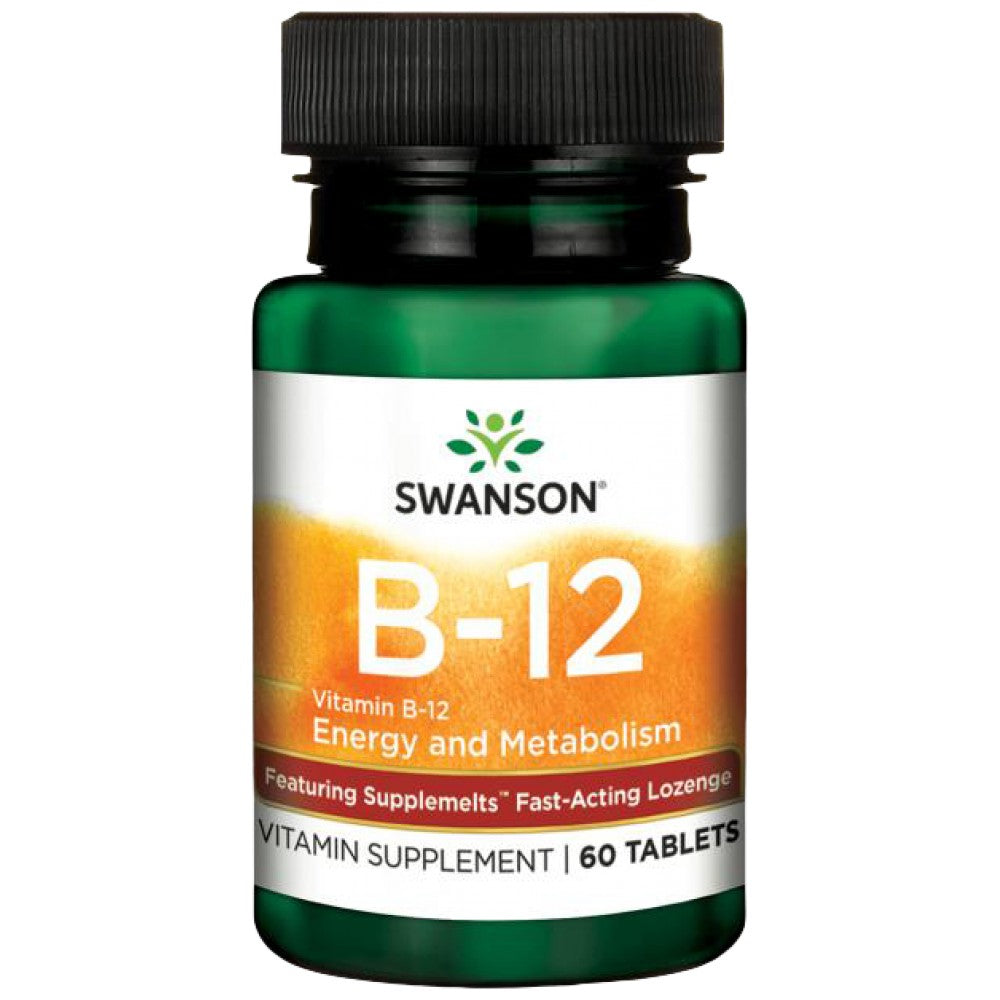 Ultra Vitamin B-12 Héich Absorptioun 60 Pëllen