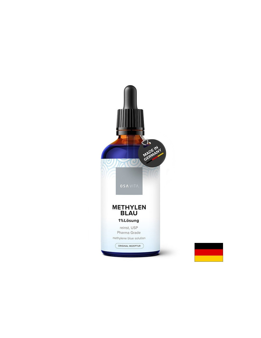 Methylene Blue - USP/Pharmaceutical Grade, 1% Solution, 100 ml
