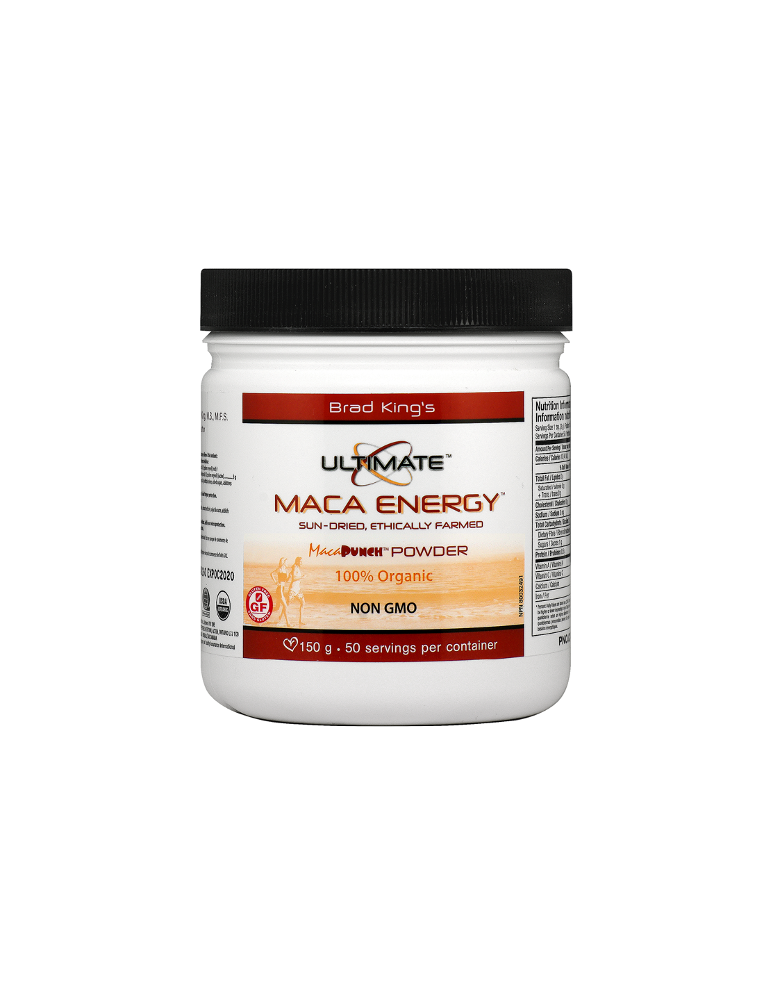 Ultimate® Maca Energy Organic/ Maca 150 g prášku x 50 dávek <tc>Natural Factors</tc>