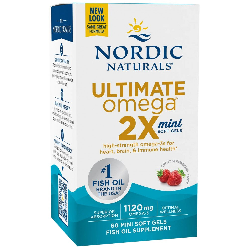 Ultimate Omega 2X Mini 1120mg - 60 Chewable Gel Capsules