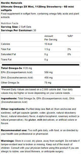 Ultimate Omega 2X Mini 1120mg - 60 Chewable Gel Capsules