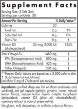 Ultimate Omega -d3 Sport 1480 mg - 60 Gelkomples