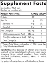 Ultimate Omega Junior 680 mg - 90 Gel capsules