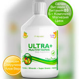 Ultra + - vitaminas + minerais + mistura verde + colágeno /500 ml /