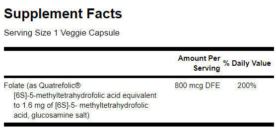 Ultra foliumzuur 800 mcg - 30 capsules