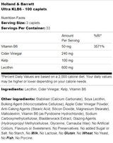 Ultra KLB6 | Kelp, Lecitin, B6 a ocet moštu - 100 tobolek