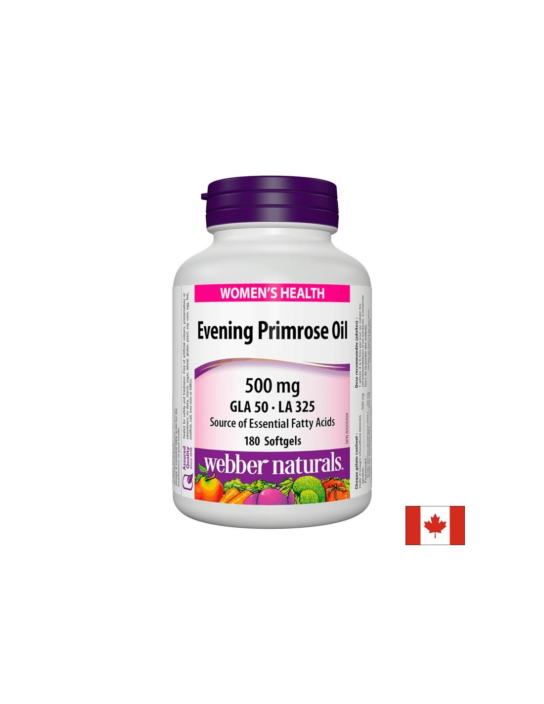 Evening primrose oil Ultra Prim, 500 mg x 180 softgel capsules