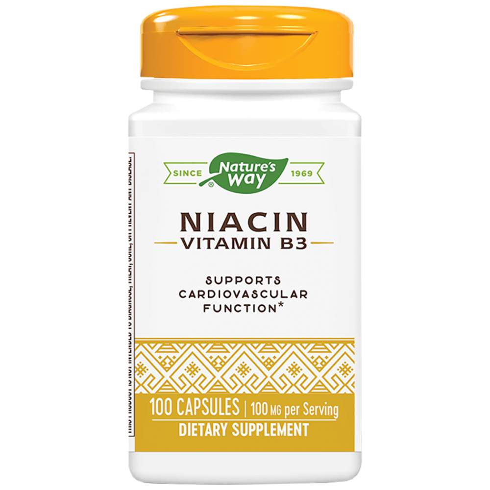 Niacino 100 mg - 100 kapsulių